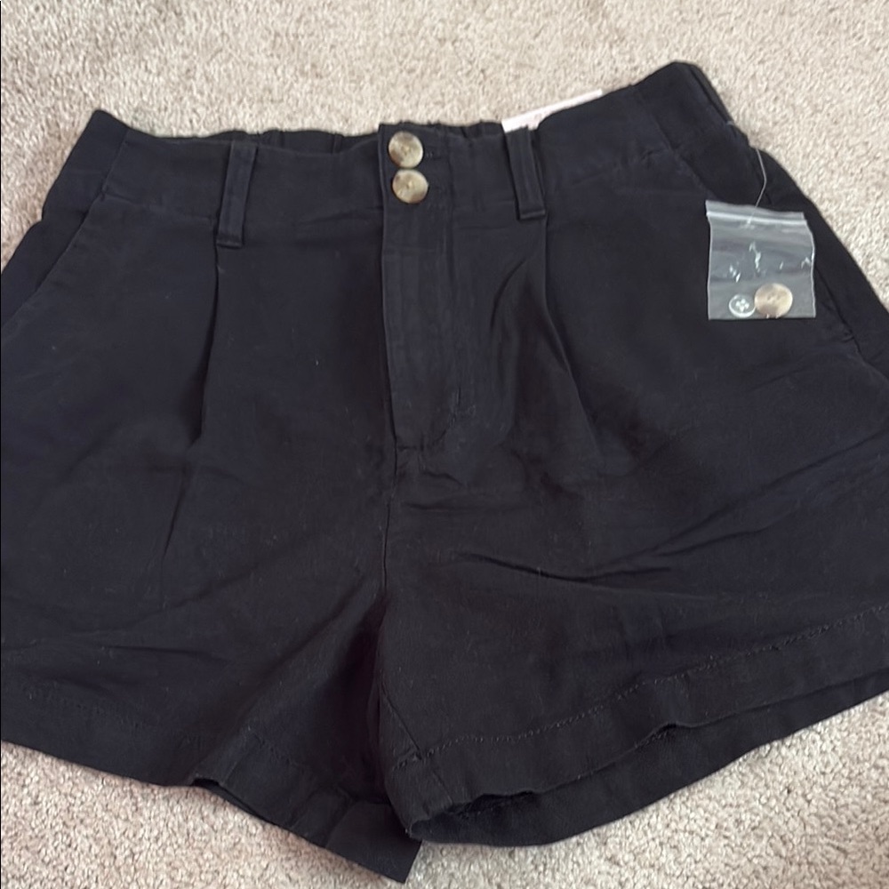 LC Lauren Conrad Black High rise  Shorts